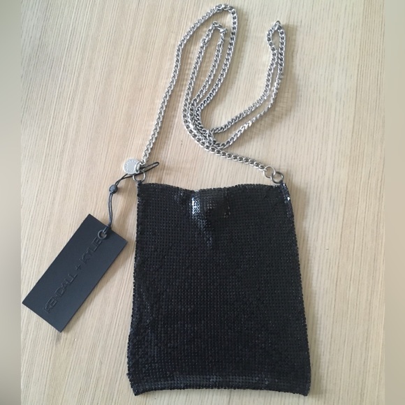KENDALL + KYLIE black chain mail bag - Picture 1 of 3